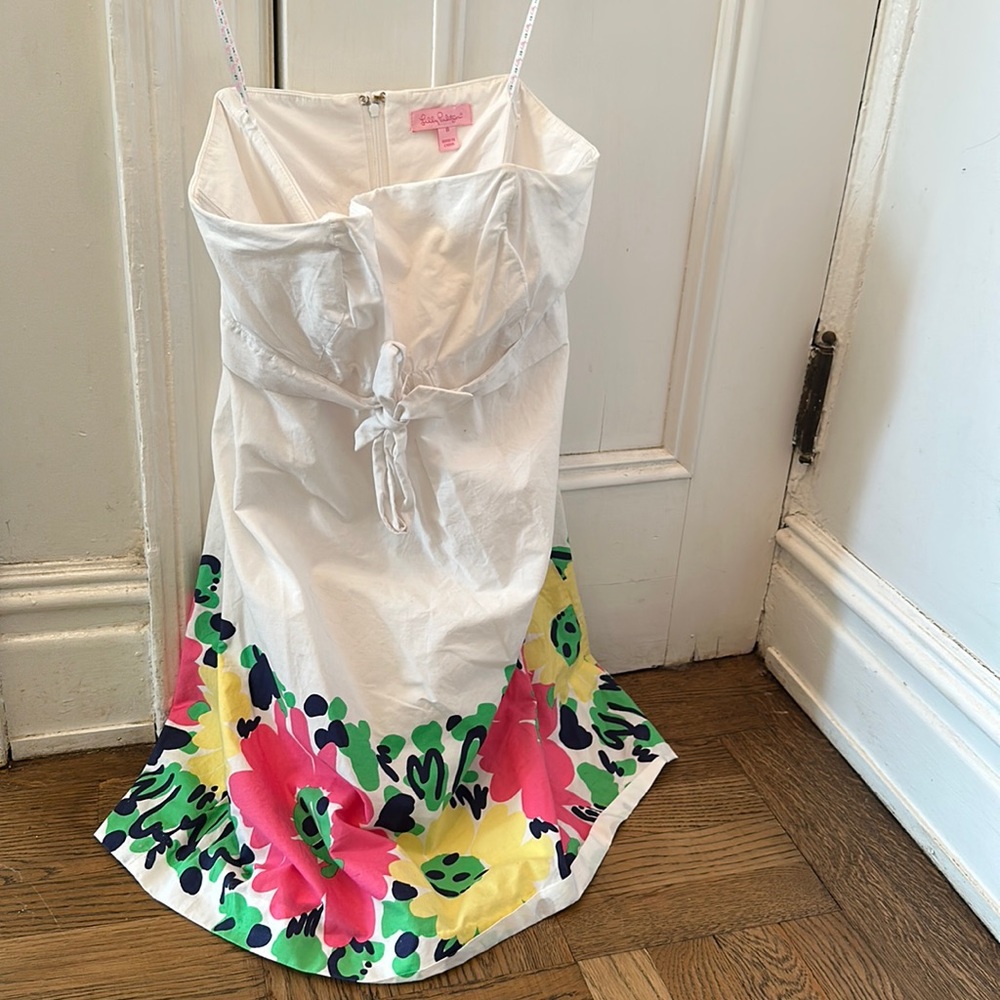 Lilly Pulitzer white floral dress